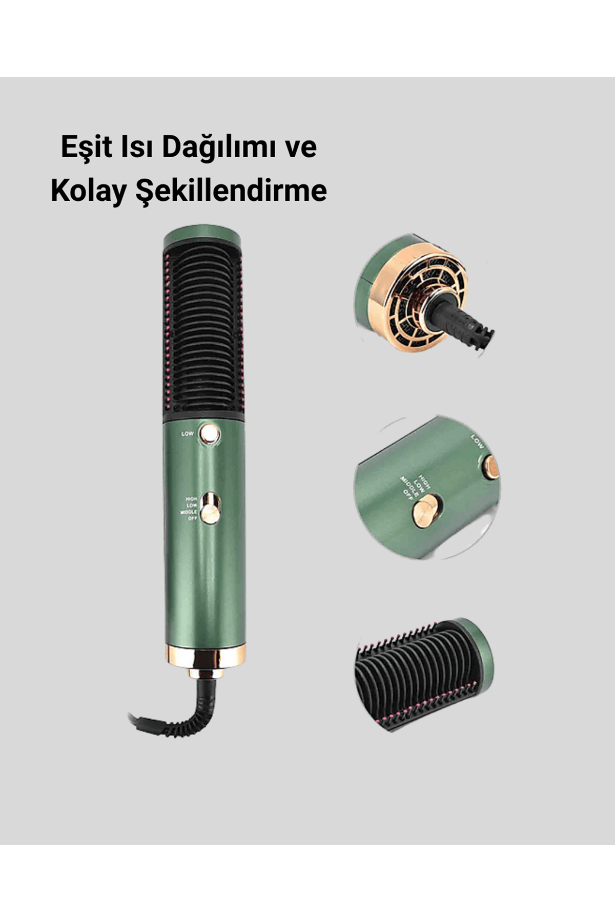 İyon Teknolojili Seramik Saç Düzleştirici – Eşit Isı Dağılımı