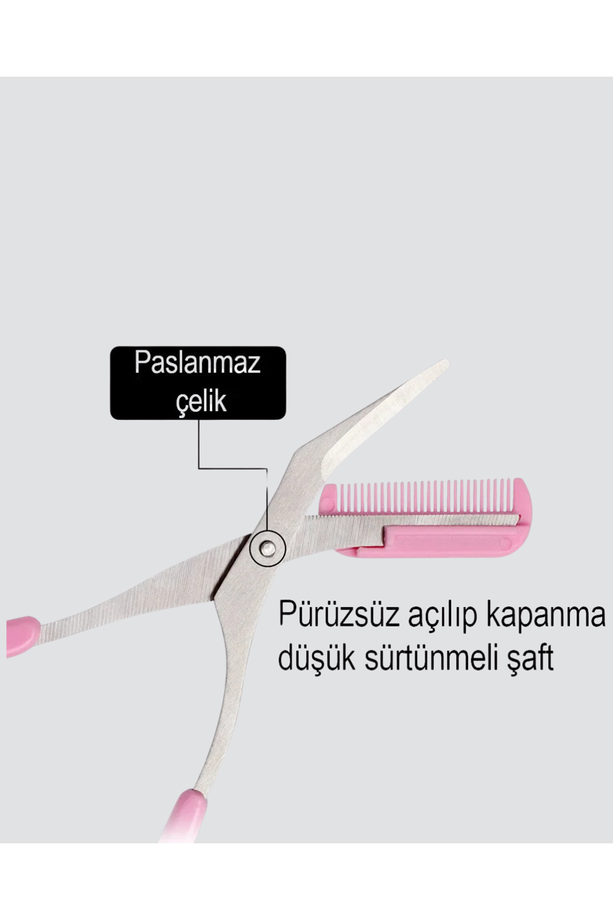 Kaş Şekillendirme Makası Taraklı – Hassas ve Güvenli Kesim