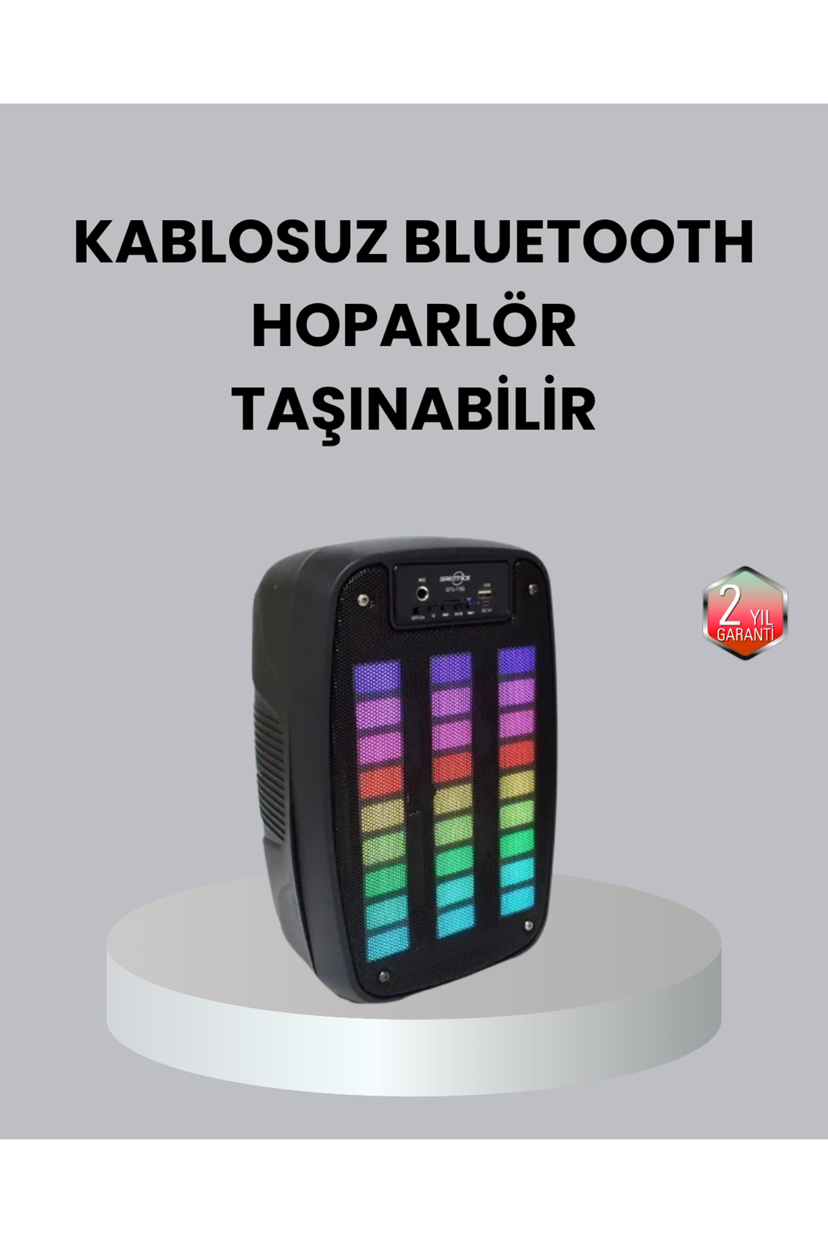 Kablosuz Bluetooth Müzik Cihazı – 2 Saat Batarya Süresi, Şık ve Taşınabilir