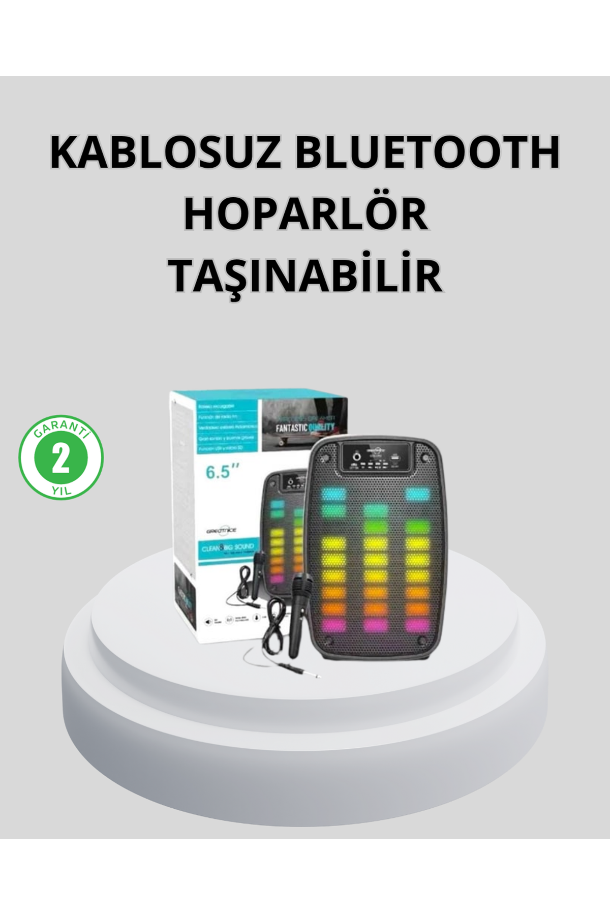 Bluetooth Bağlantılı Taşınabilir Müzik Cihazı – 2 Saat Kesintisiz Müzik