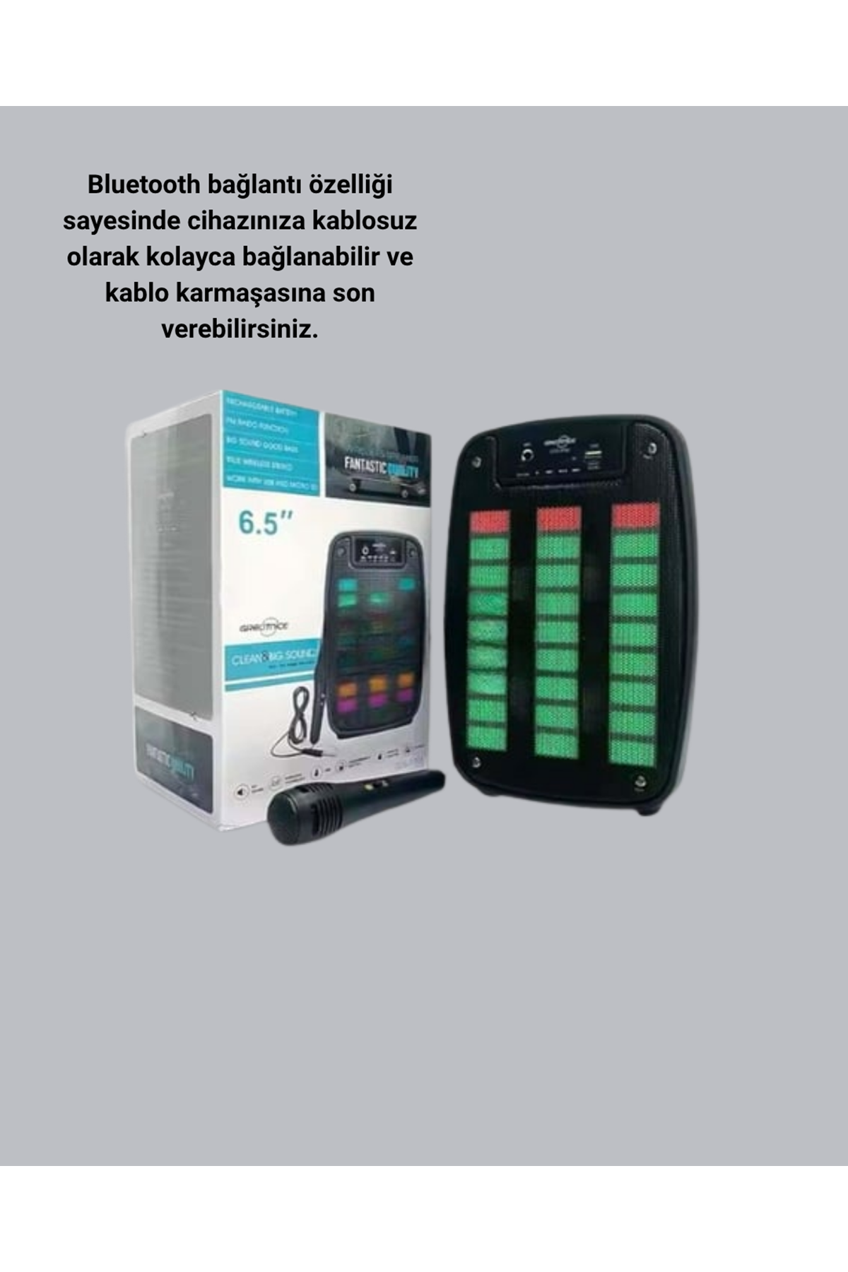 Bluetooth Bağlantılı Taşınabilir Müzik Cihazı – 2 Saat Kesintisiz Müzik