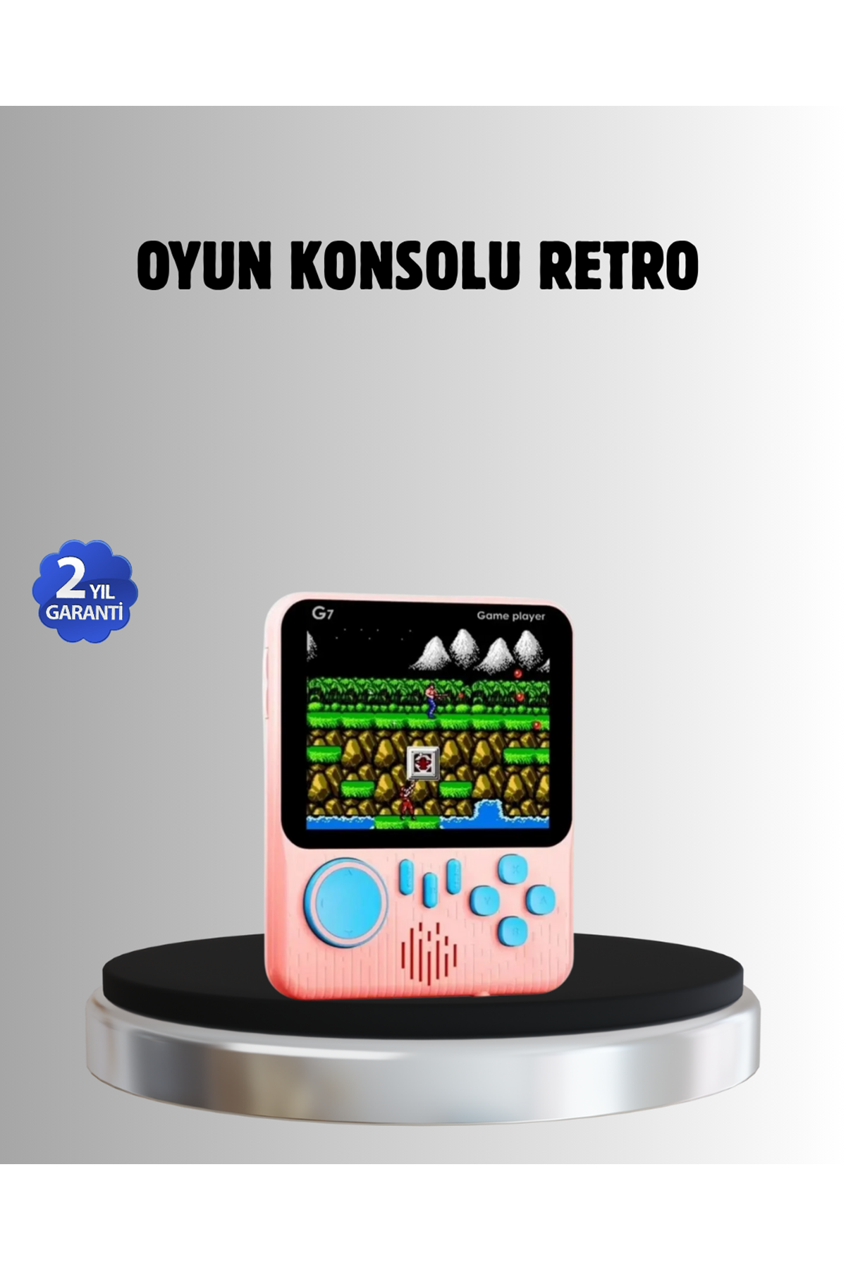 Retro Oyun Konsolu – 3.5 İnç Ekran, 666 Klasik Oyun, TV Bağlantılı