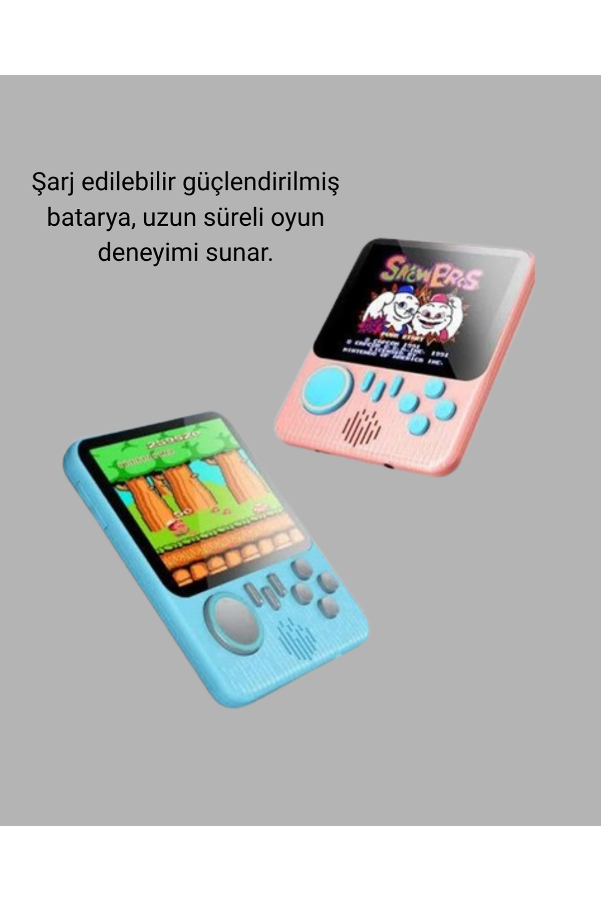 Retro Oyun Konsolu – 3.5 İnç Ekran, 666 Klasik Oyun, TV Bağlantılı