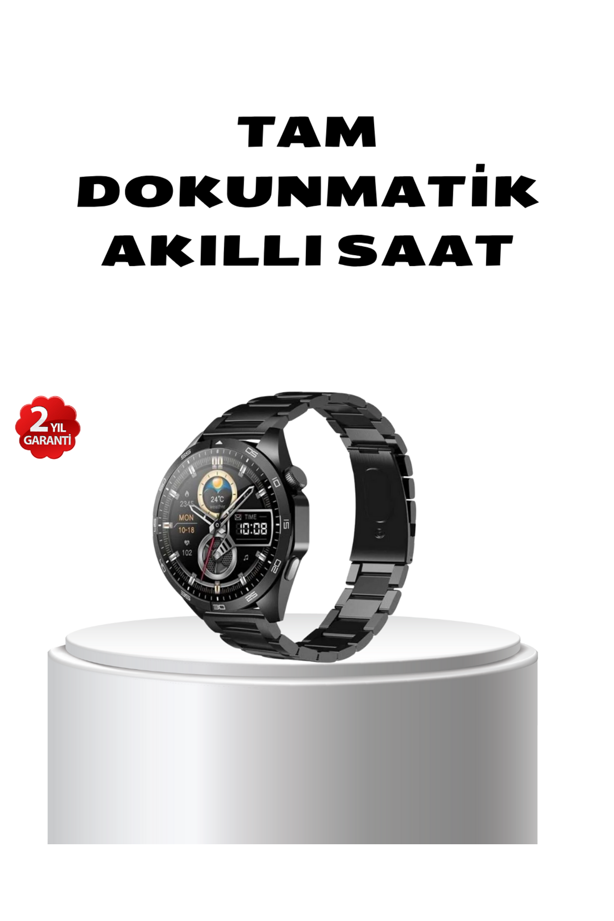 Bluetooth Akıllı Saat – Nabız, Adım Sayar, Uyku Takibi ve Spor Modlarıyla Akıllı Yaşam Asistanı