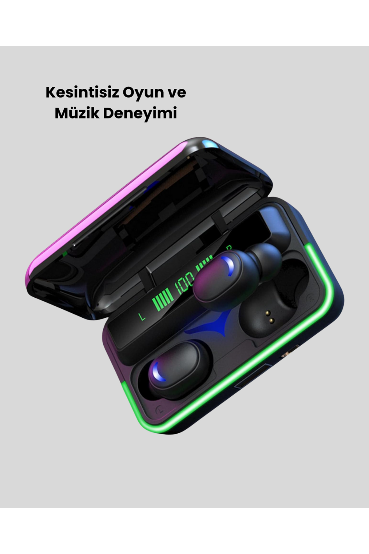 Oyun ve Müzik İçin E10 Bluetooth Kulaklık – 5.1 Bağlantı, Uzun Pil Ömrü