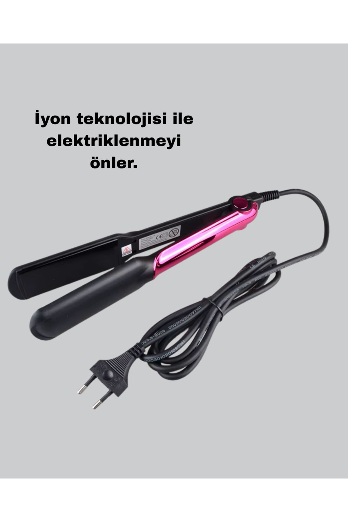 Profesyonel İyon Teknolojili Saç Düzleştirici – 220°C Hızlı Isınma ve LED Ekranlı Tasarım