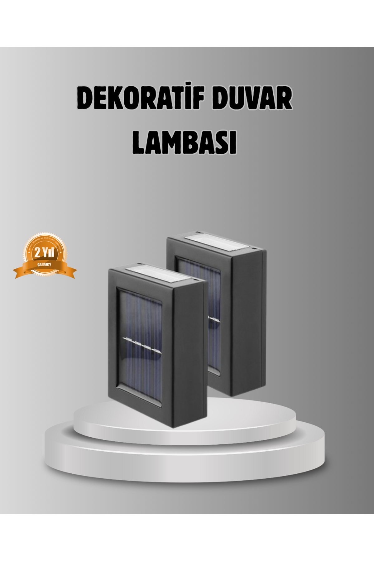 Güneş Enerjili 6 LED Solar Lamba – Fotoselli, Su Geçirmez ve Çevre Dostu Bahçe Işığı