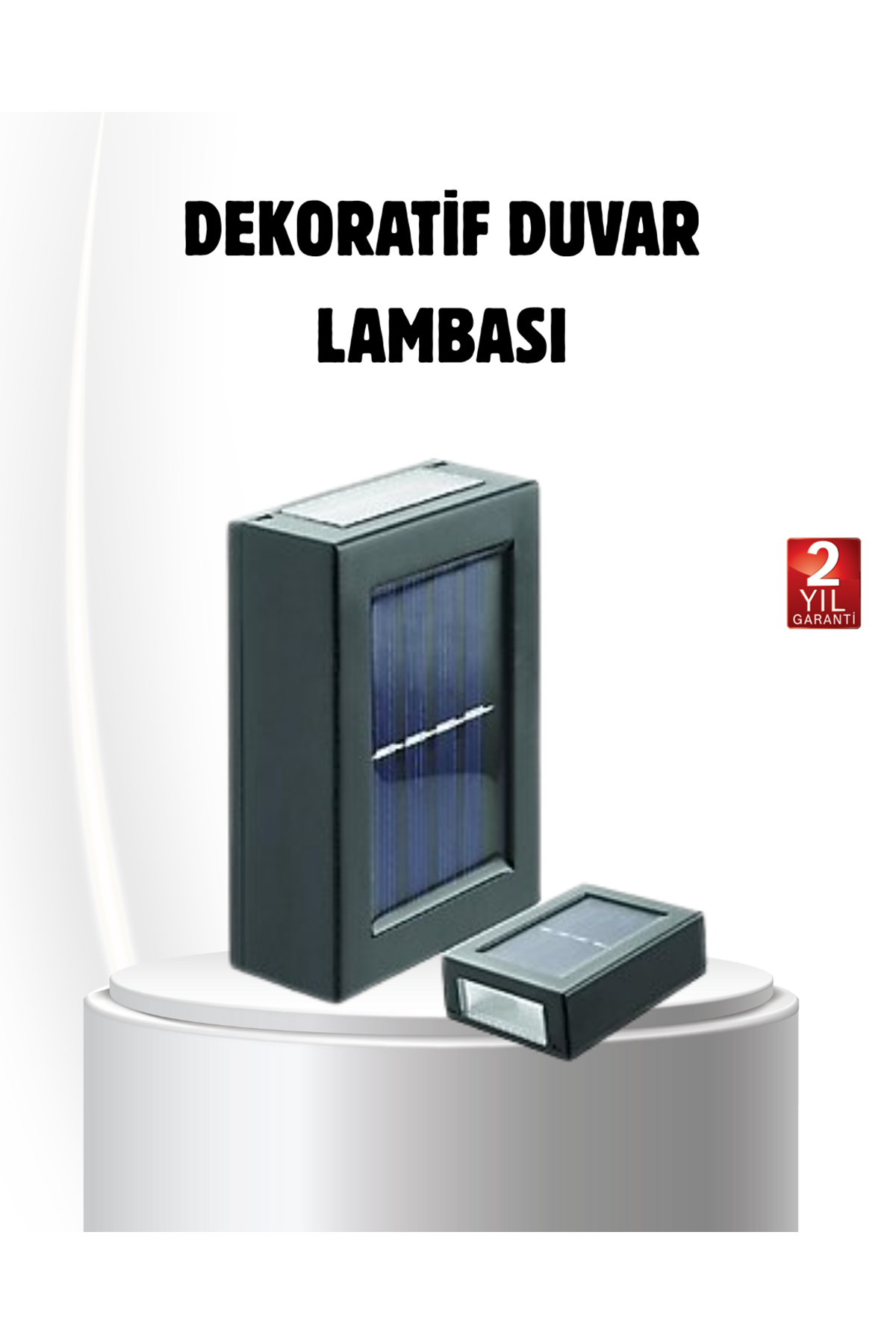 Solar Güçlü 6 LED Dış Mekan Lambası – Otomatik Aç/Kapa Işık Sensörlü Aydınlatma