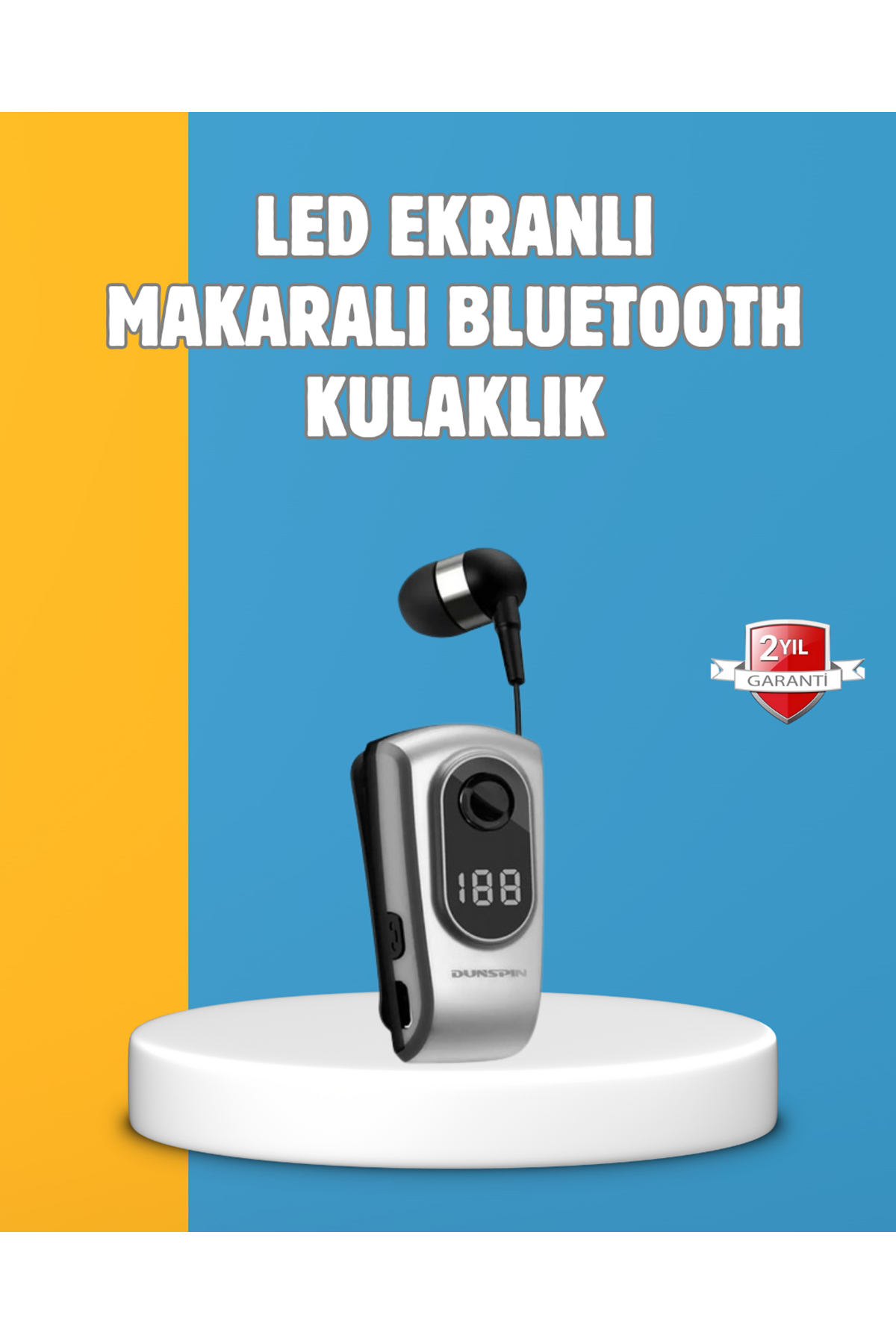 Titreşimli Bluetooth Kulaklık – Hızlı Şarj ve Uzun Bekleme Süresi