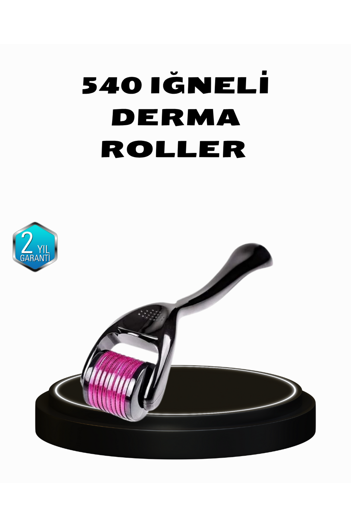 Derma Roller Titanyum İğneli Cilt Yenileyici – Akne, Kırışıklık ve Leke Karşıtı