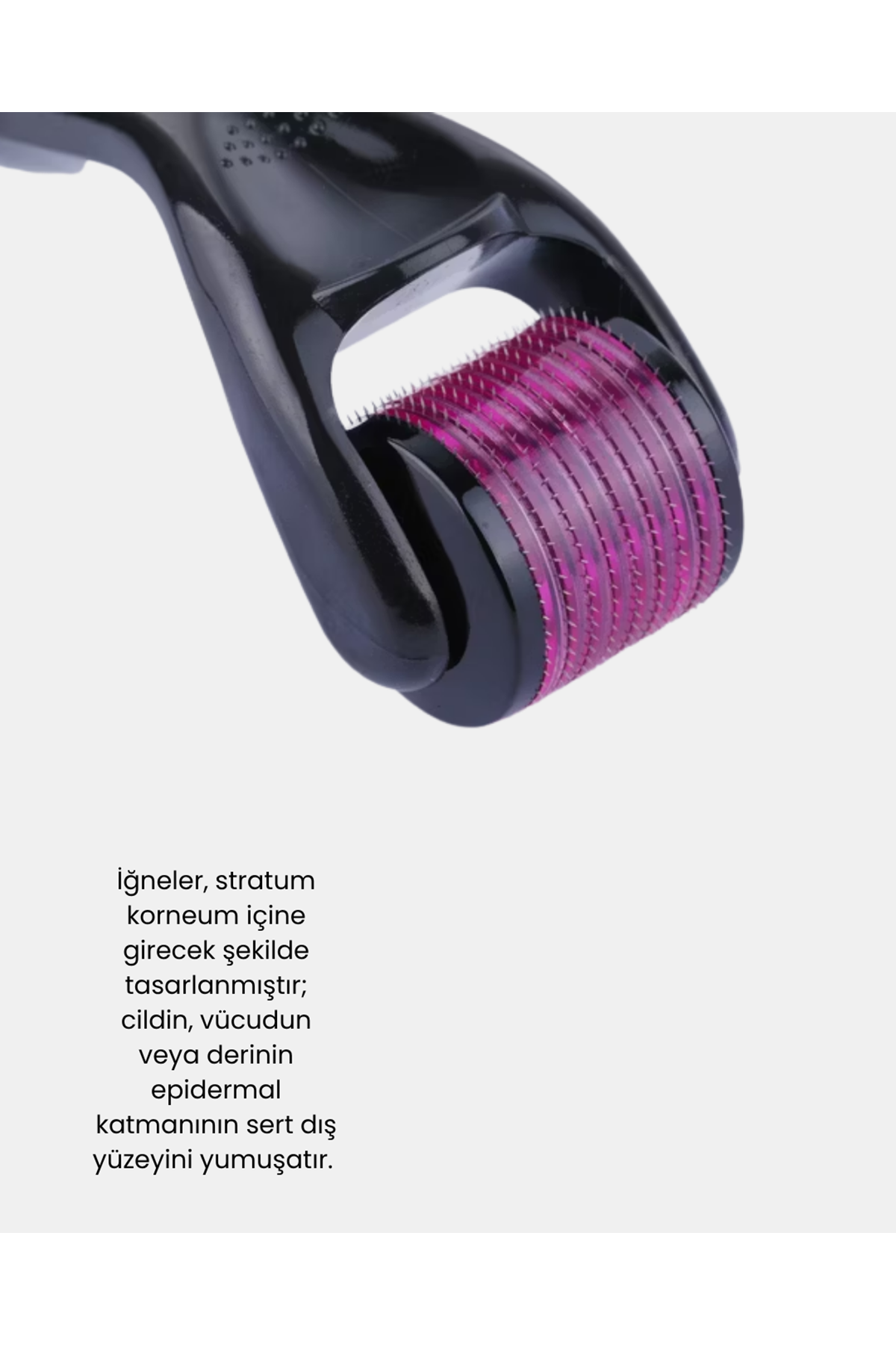 Derma Roller Titanyum İğneli Cilt Yenileyici – Akne ve Kırışıklık Karşıtı