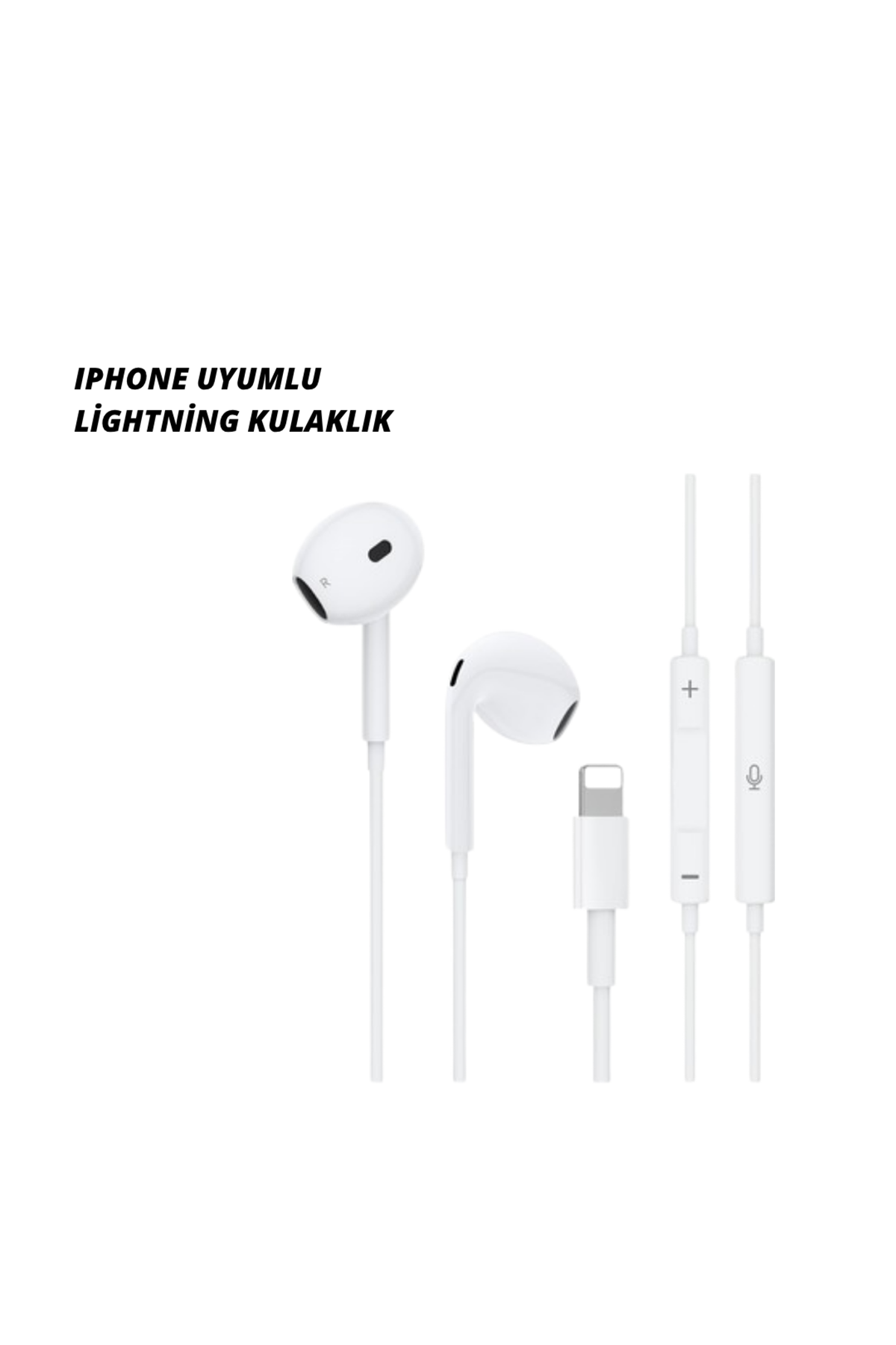 iPhone 14 ve altındaki modellerle uyumlu Kablolu kulaklık
