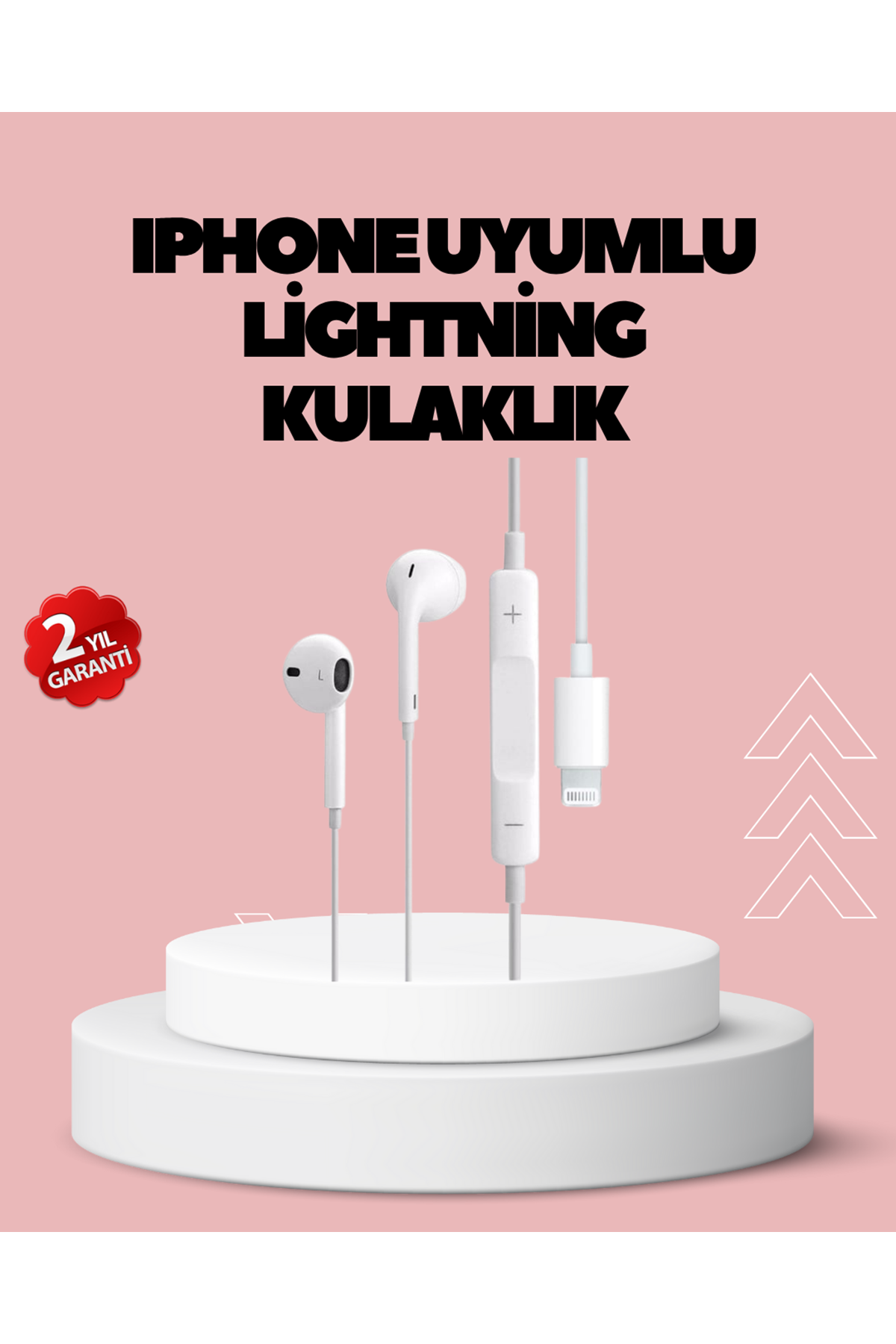 Konforlu Ergonomik Kare Tasarımlı Müzik ve Çağrı Kulaklığı