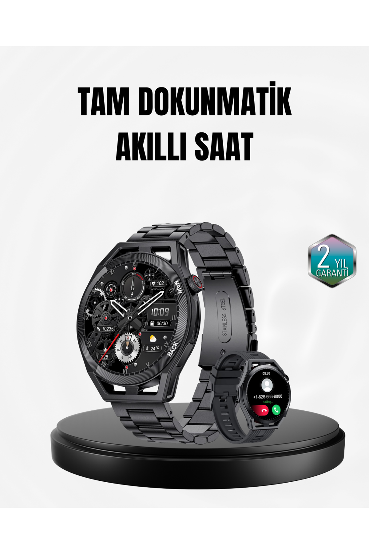 Spor ve Sağlık Takip Özellikli Akıllı Saat – Kalp Atış, Uyku ve Adım Ölçer Fonksiyonlu