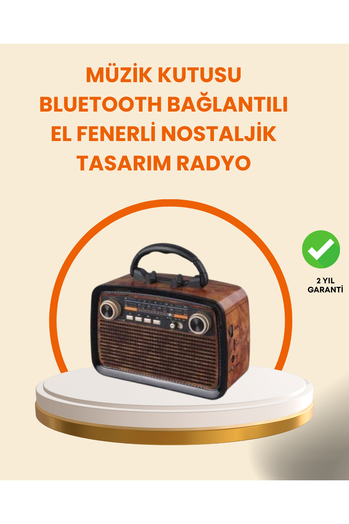 Bluetooth Hoparlör – Kablosuz Bağlantı, Geniş Ses Alanı, Radyo Destekli, Hafif ve Taşınabilir