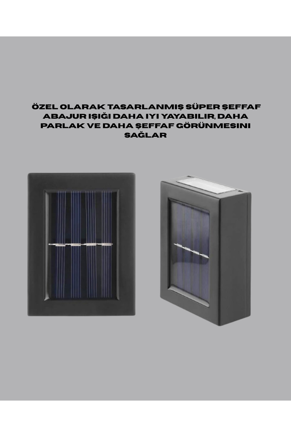 Dış Mekan Güneş Paneli ile Aydınlatma Lambası