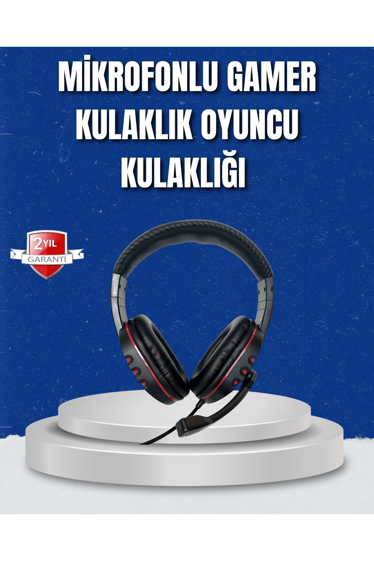 Bilgisayar Oyuncu Kulaklığı – Yumuşak Pedli, Dayanıklı İpli Kablo