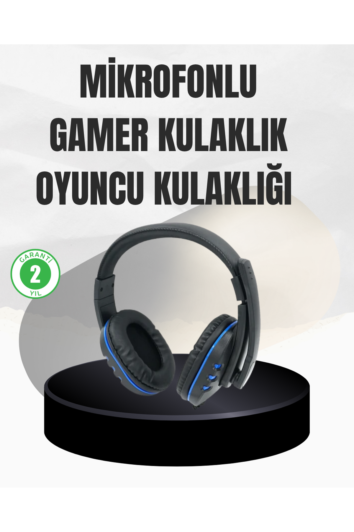 Stereo Oyun Kulaklığı – Güçlü Bas, Mikrofonlu ve Konforlu Tasarım