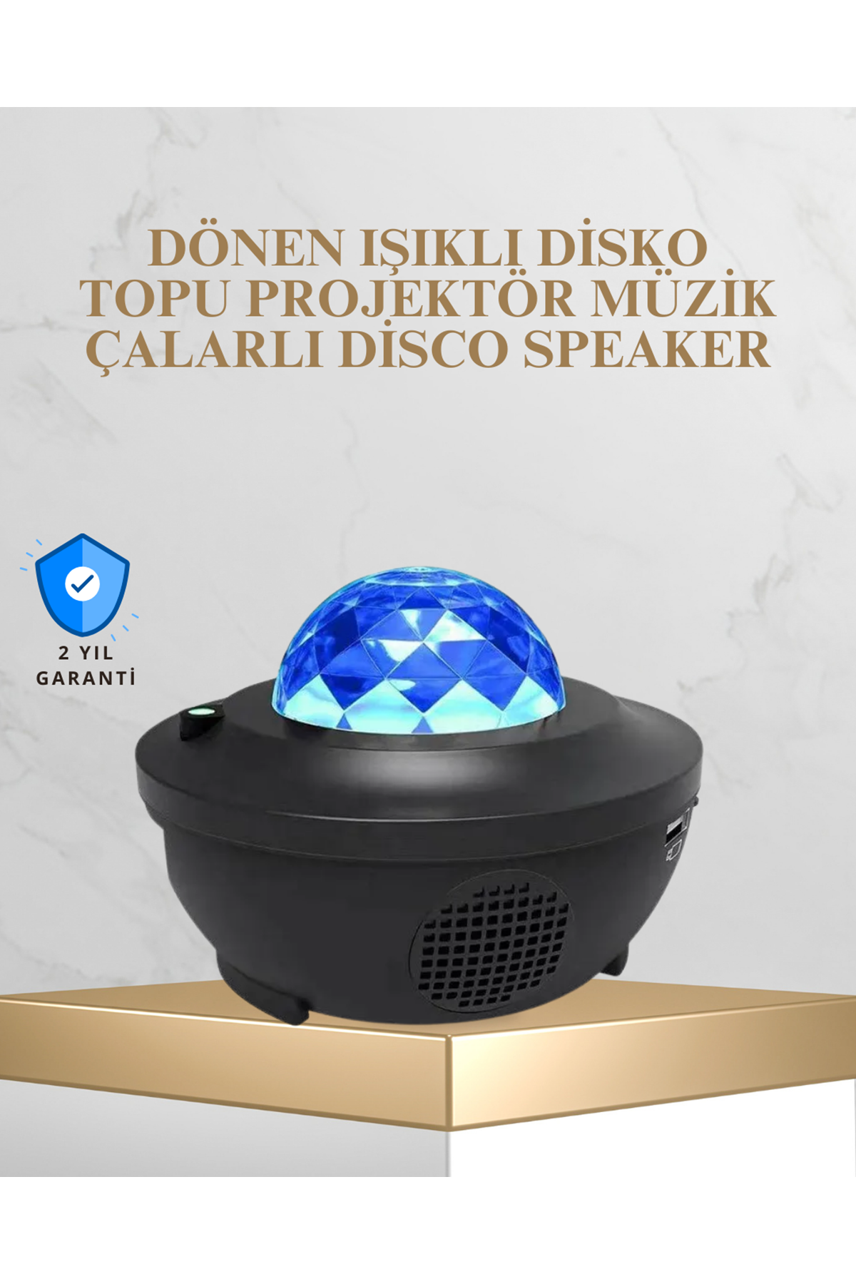 Bluetooth & USB Müzik Çalar Gece Lambası – 50 m² Kapsama, Uzaktan Kumanda