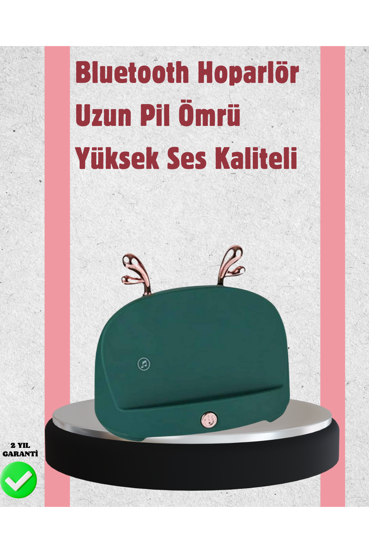 Taşınabilir Kablosuz Telefon Tutucu ve Bluetooth Hoparlör – Kompakt Tasarım, Üstün Ses