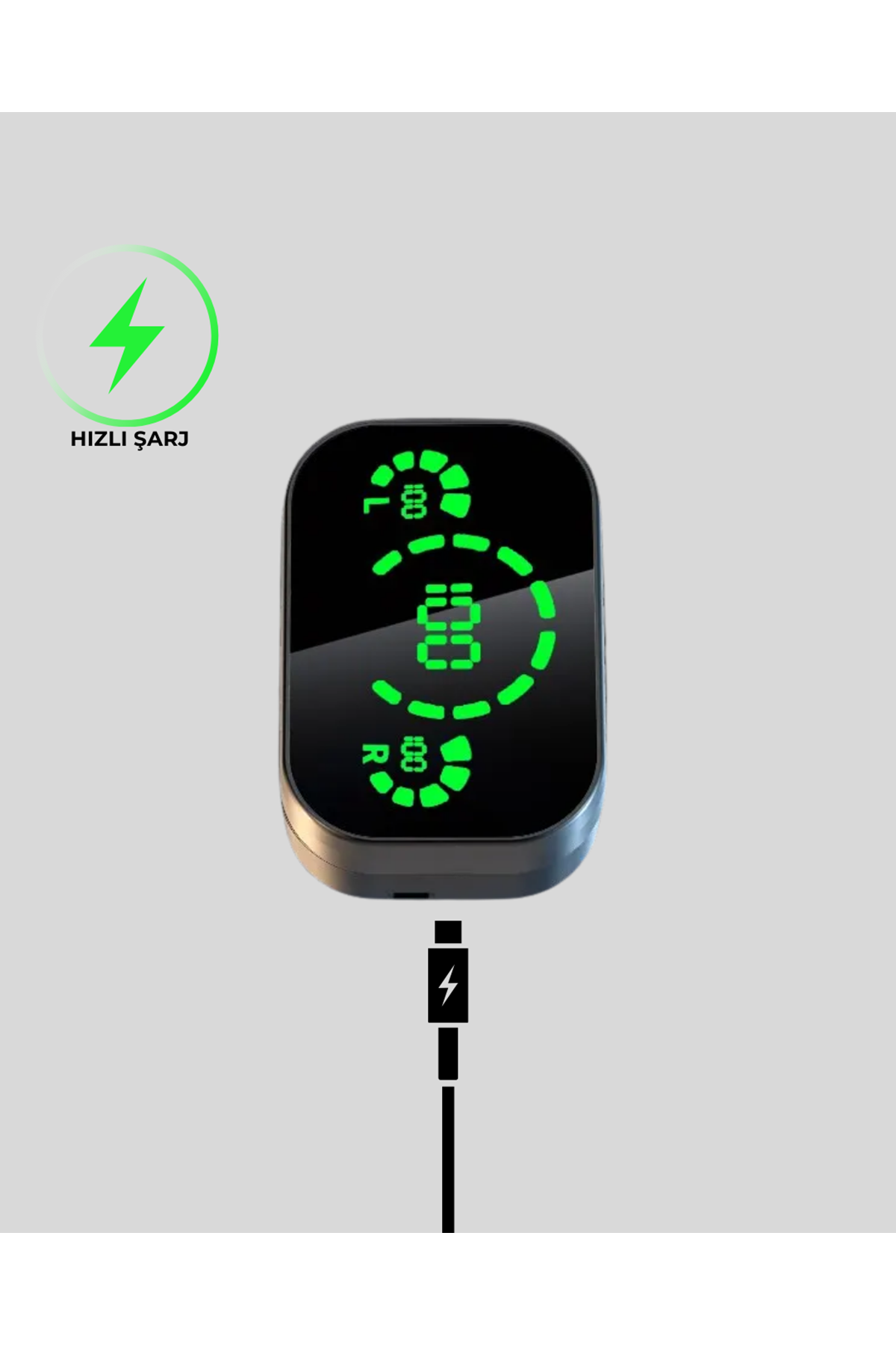 Kablosuz Kulak İçi Bluetooth Kulaklık – Dokunmatik Kontrol ve LED Şarj Ekranı