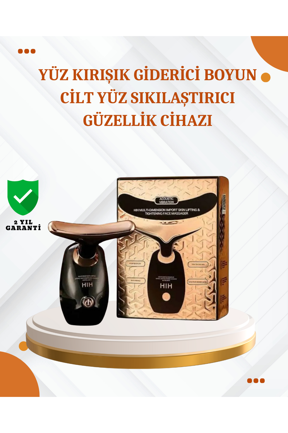 Göz Altı Serinletici Yüz Masaj Cihazı – Serum Emilimini Artırır