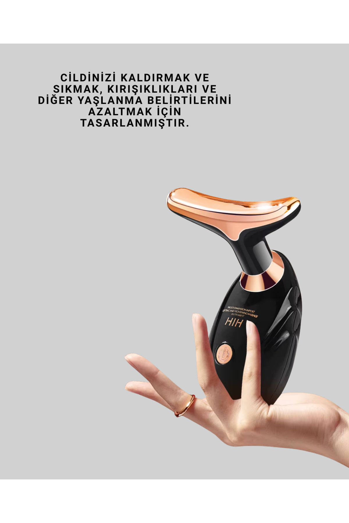 Cilt Bakımına Özel Masaj Aleti – Kompakt, Taşınabilir ve Sessiz Kullanım