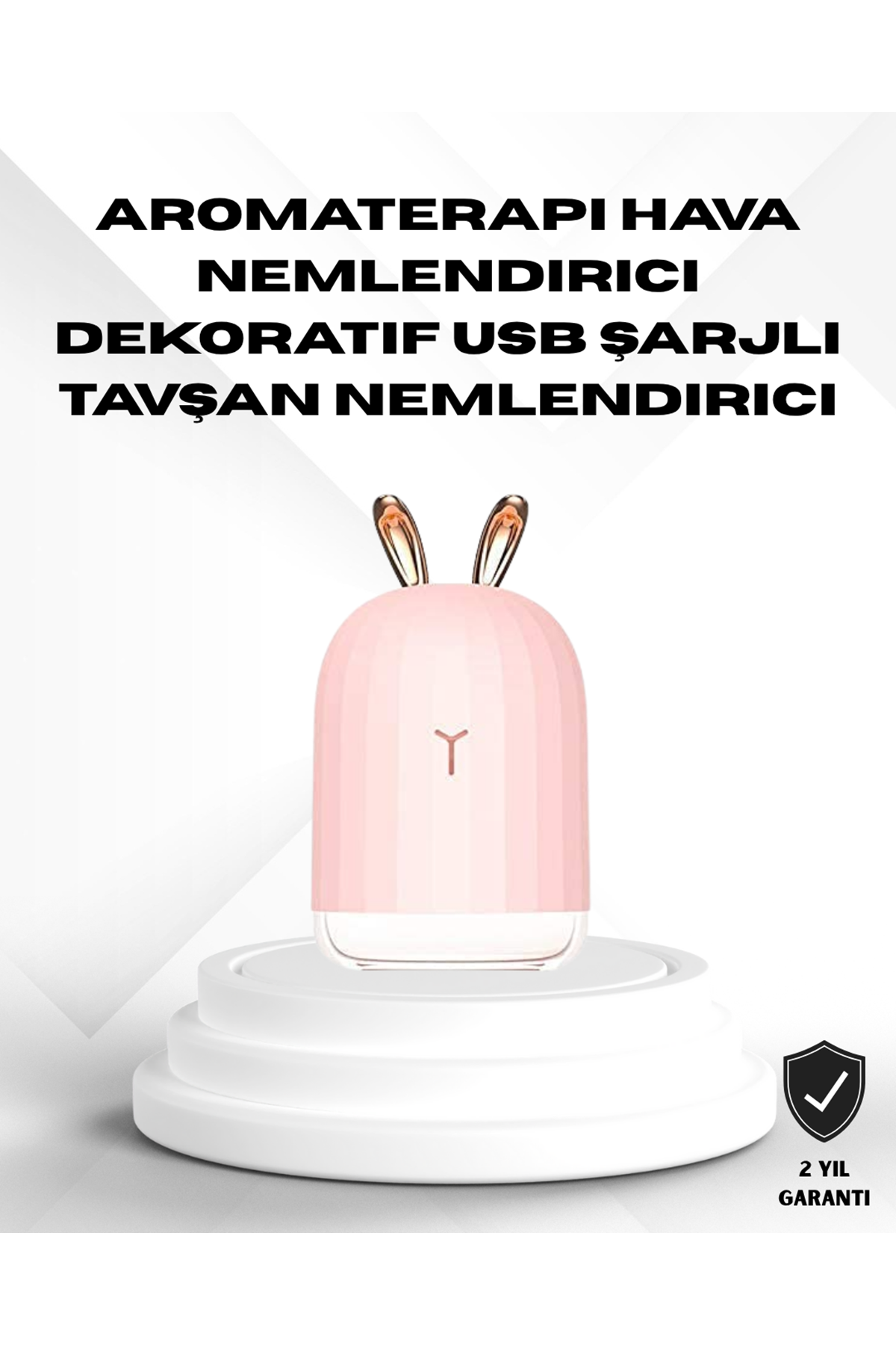 Ultrasonik Hava Nemlendirici 200 ml Aroma Difüzör LED Işıklı Sessiz