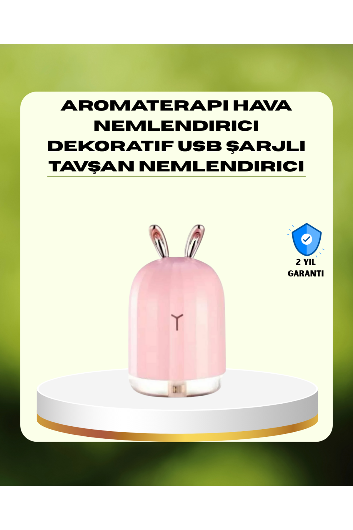 200 ml Ultrasonik Aroma Difüzör ve Hava Nemlendirici Gece Lambalı