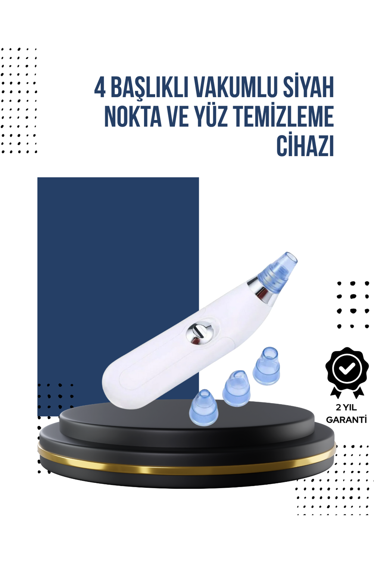 Mikro Kristal Başlıklı Siyah Nokta Temizleme Cihazı – Vakum Gücüyle Gözenek Sıkılaştırıcı