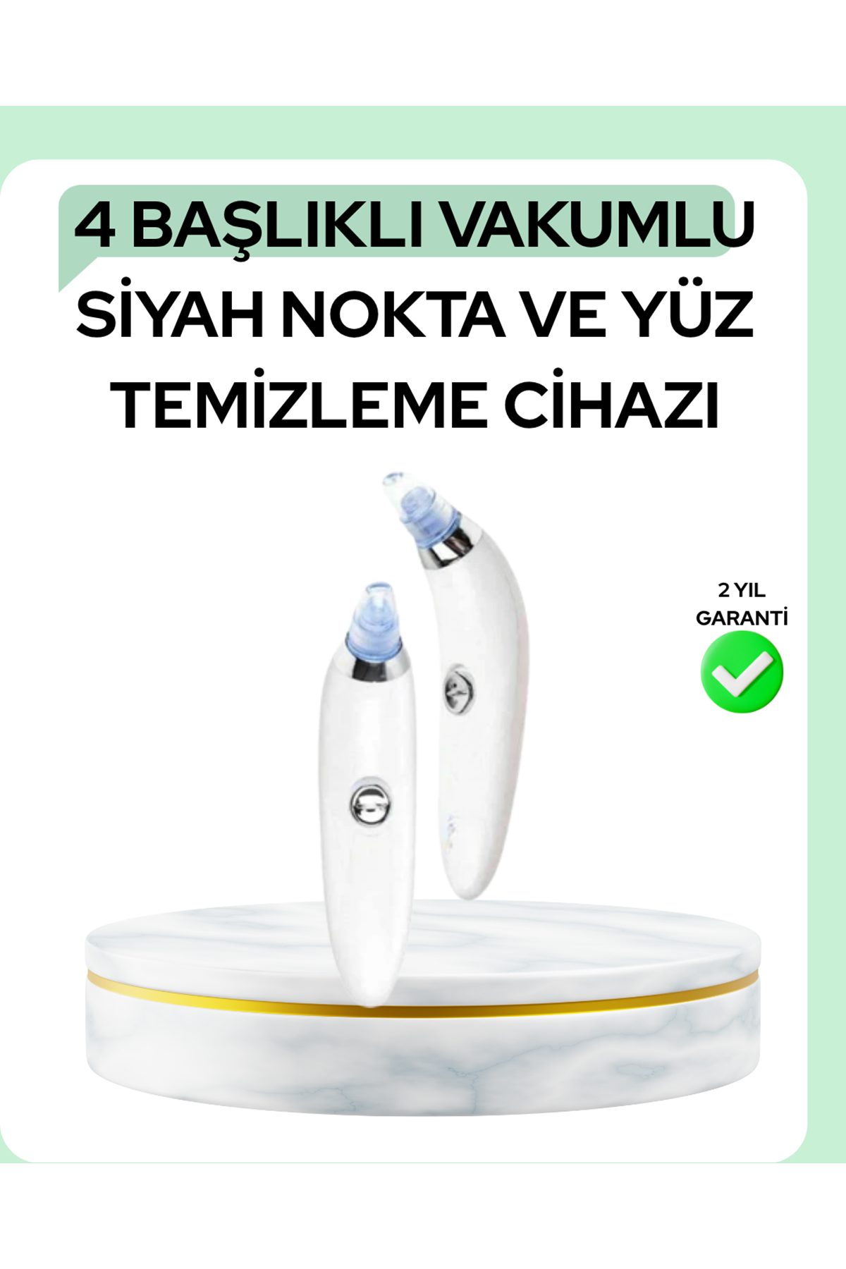 Gözenek Açıcı Buhar Etkili Vakumlu Siyah Nokta Temizleyici – Farklı Cilt Tiplerine Uygun