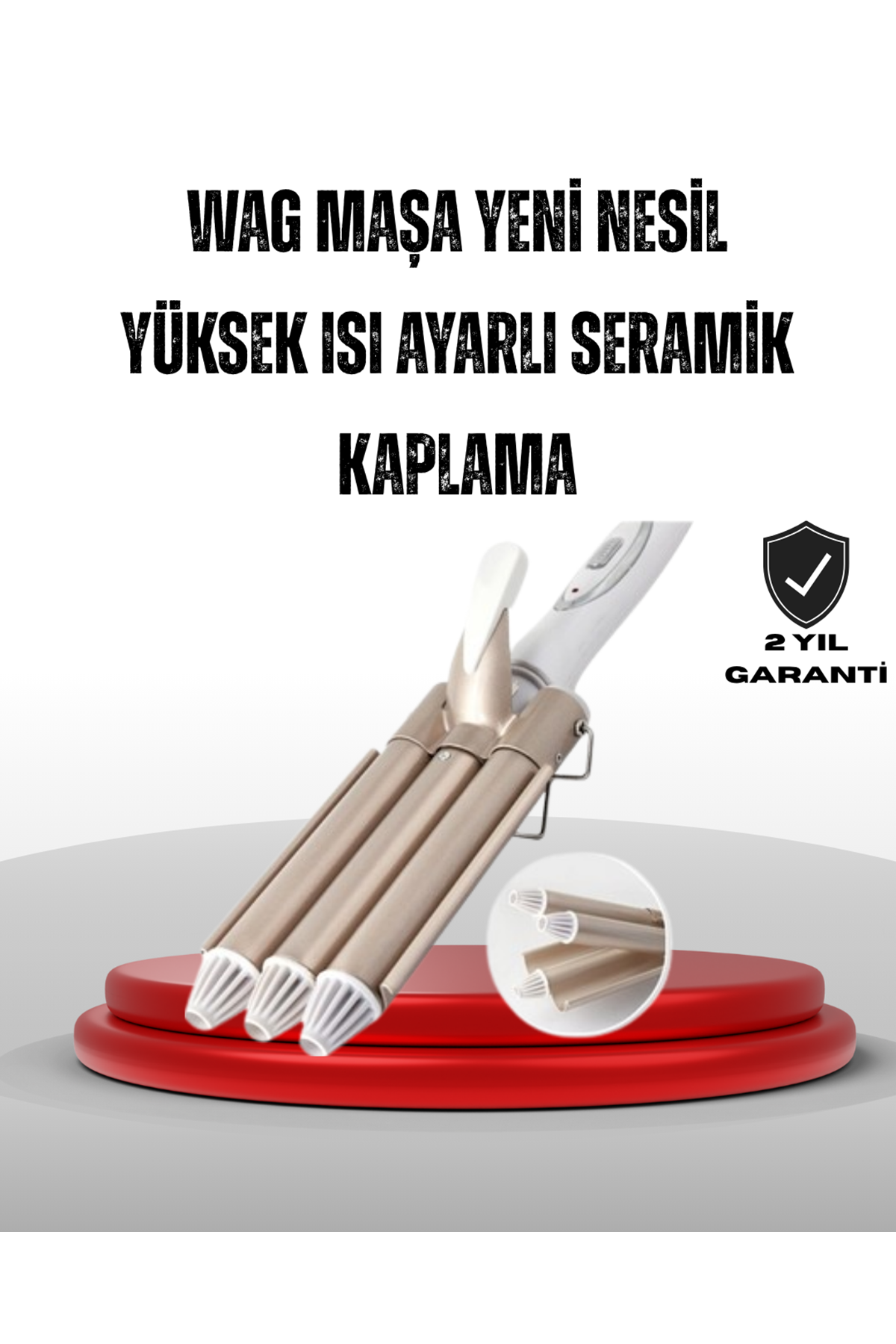 Ayarlanabilir Isı Ayarıyla Profesyonel Bukle Maşası – Hızlı ve Nazik Şekillendirme
