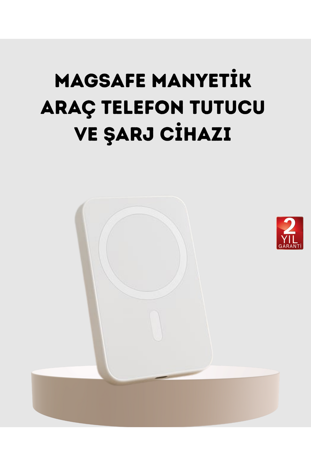 5000mAh Manyetik Powerbank – iPhone Serisi İçin Taşınabilir Kablosuz Şarj Cihazı