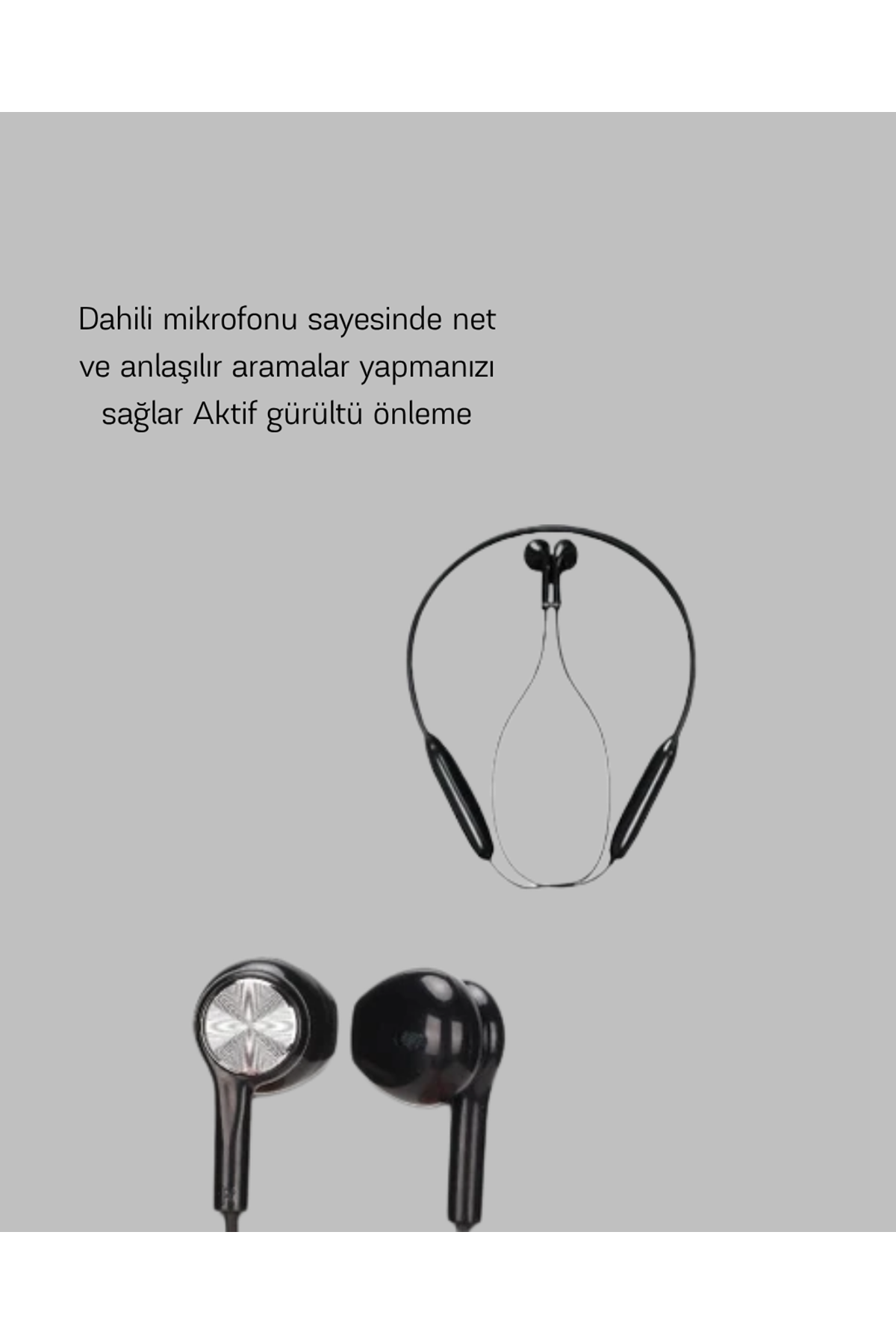 Bluetooth 5.0 ANC Kulaklık – Dokunmatik Kontrol, Kristal Netliğinde Mikrofonlu