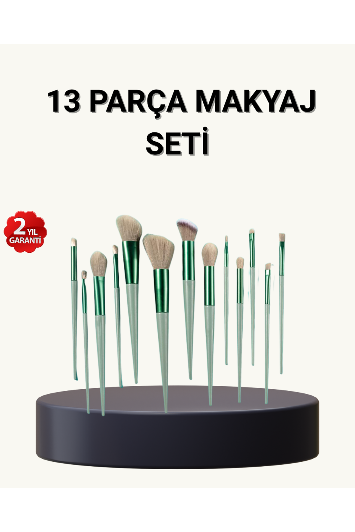 13’lü Yumuşak Kıllı Makyaj Fırça Seti – Profesyonel Kalite, Hassas Ciltlere Uygun