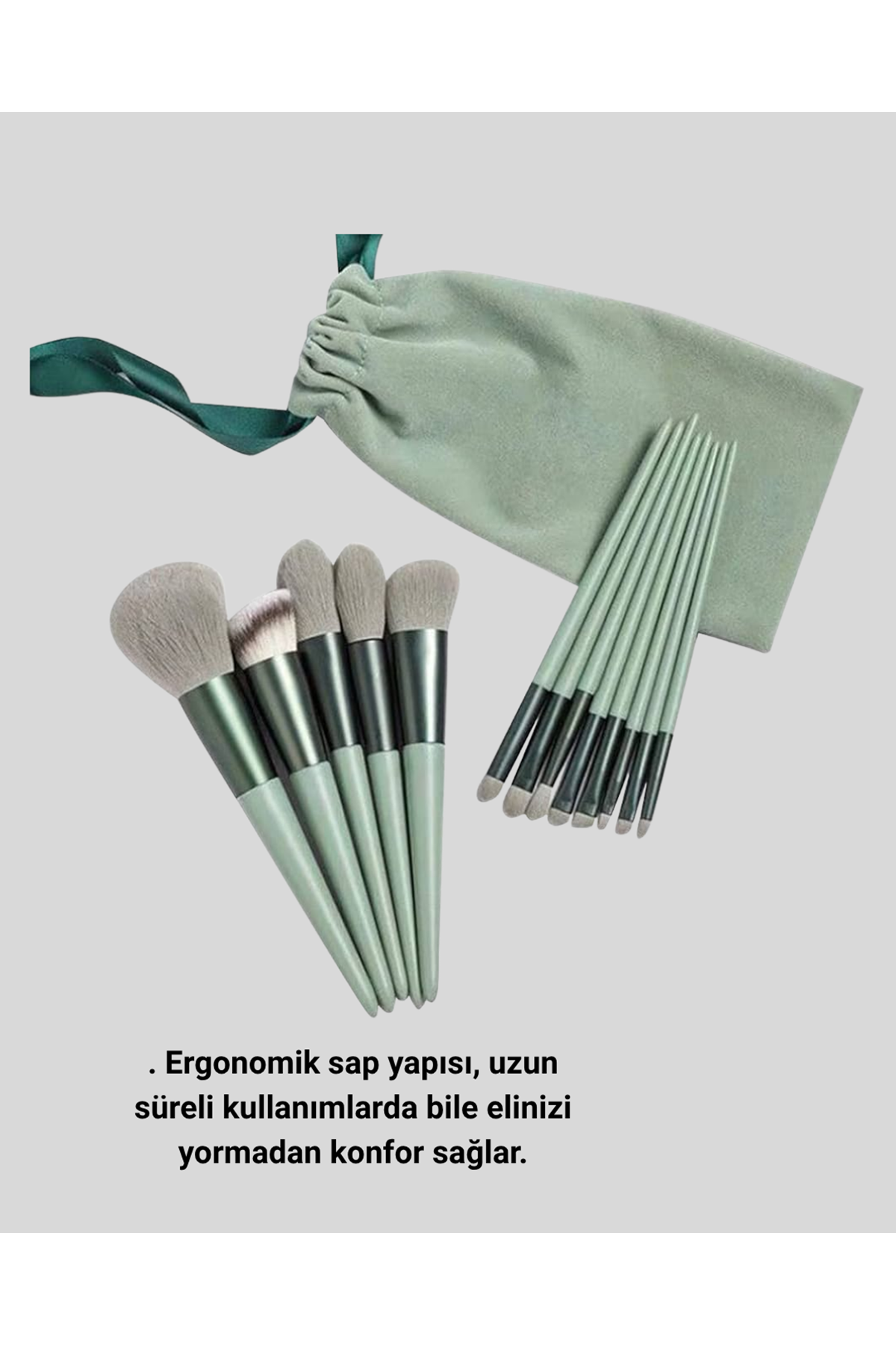 13’lü Yumuşak Kıllı Makyaj Fırça Seti – Profesyonel Kalite, Hassas Ciltlere Uygun