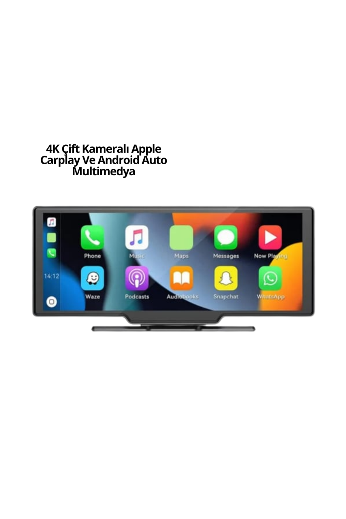 Honda Civic, Jazz, HR-V, CR-V, Nissan Qashqai, Micra, Juke,Uyumlu Kablosuz CarPlay & Android Auto Multimedya – Geri Görüş Kameralı