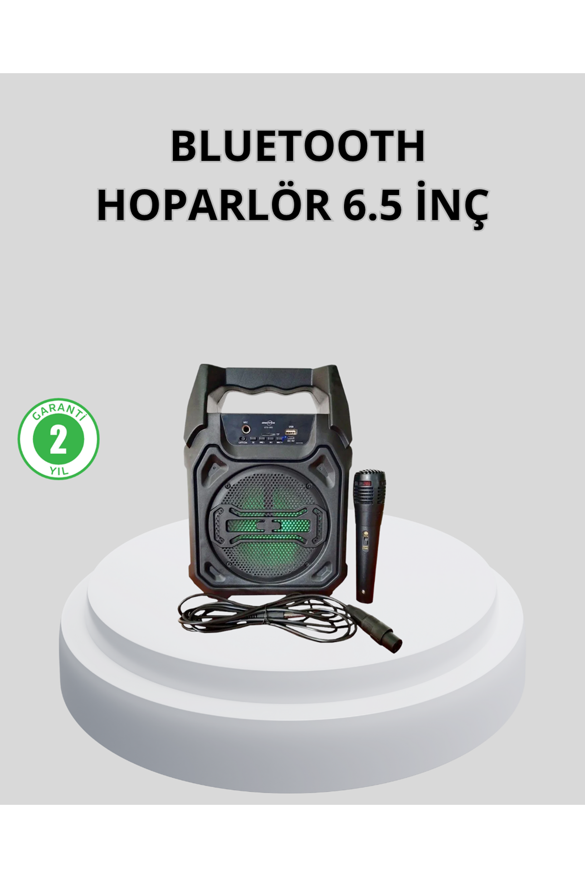 Taşınabilir Bluetooth Hoparlör – FM Radyo, USB, SD Kart ve TWS Özellikli