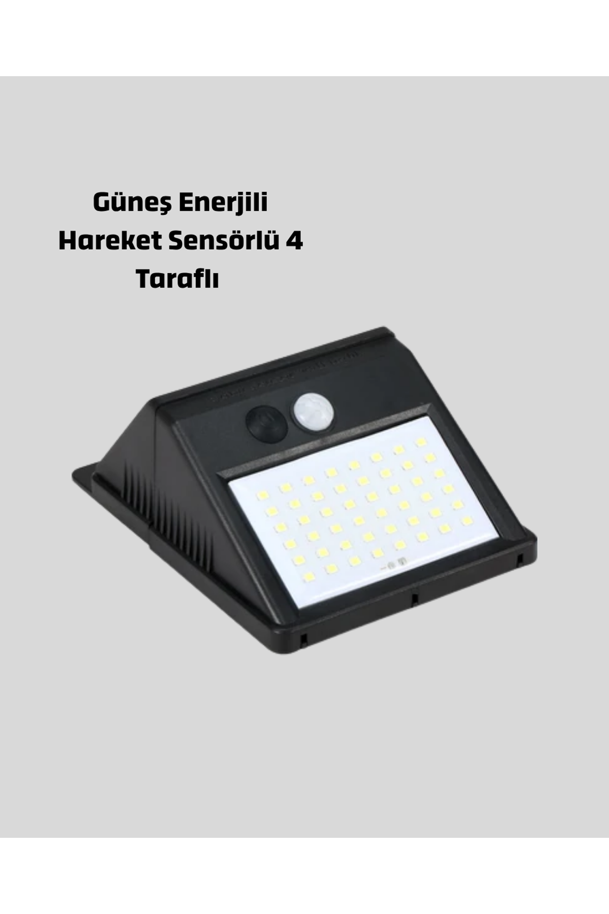 Solar LED Bahçe Aydınlatma – Hareket Sensörlü, Güneş Paneliyle Şarj Olan, IP65 Dayanıklı