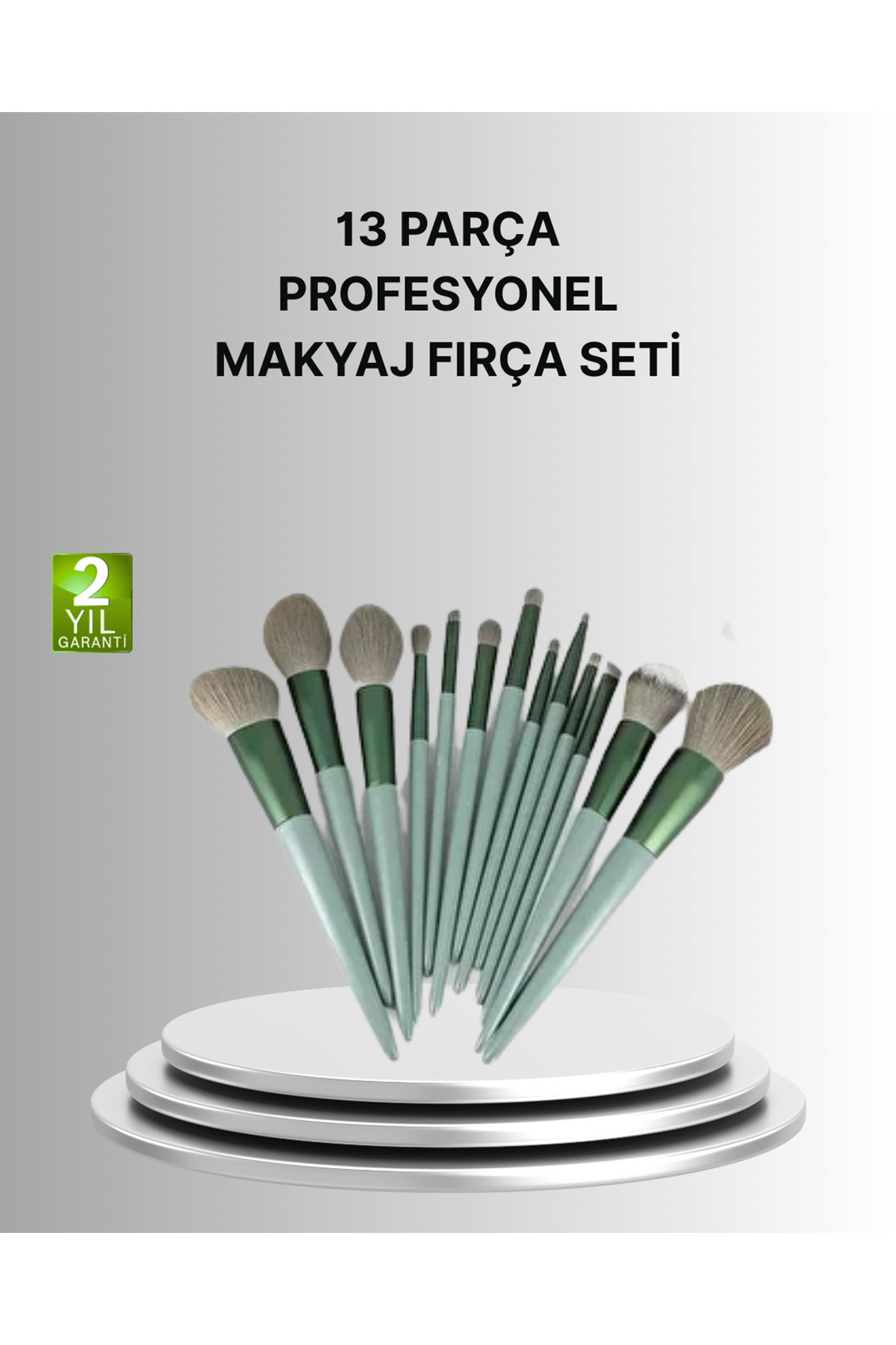 Cilt Dostu Profesyonel Makyaj Fırça Seti Pudra ve Fondöten İçin Uygun
