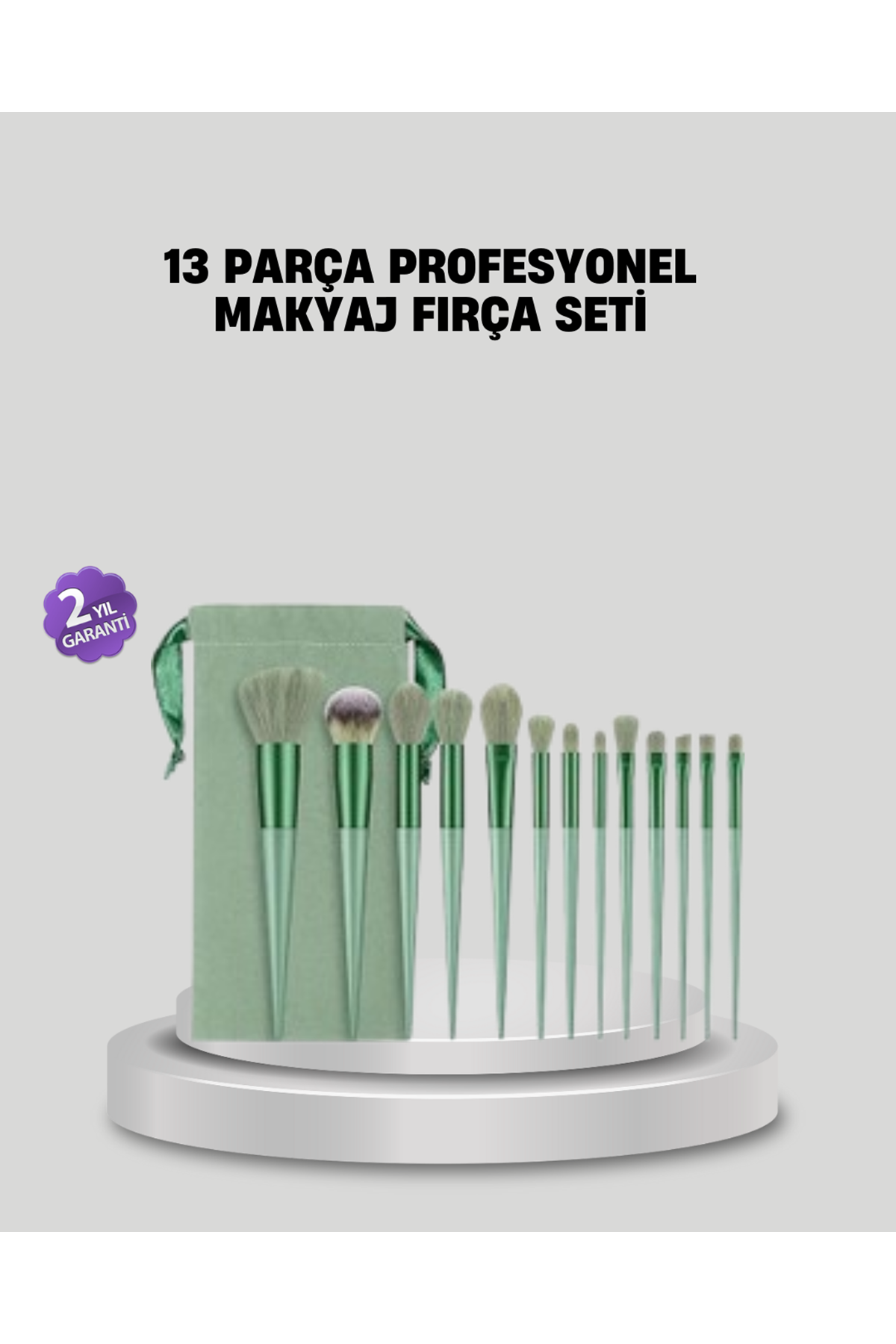 Profesyonel Makyaj Fırça Seti Yumuşak Kıllı Taşınabilir Çantalı