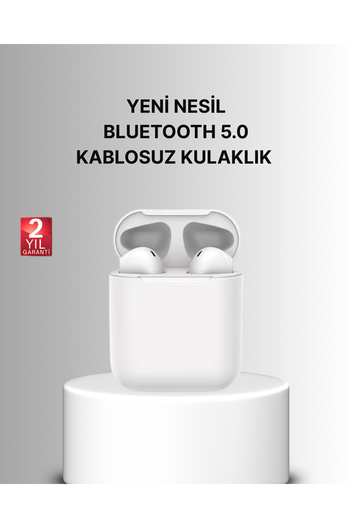 Dokunmatik Kontrollü 2. Nesil Bluetooth 5.0 Uzun Pil Ömürlü Kulaklık