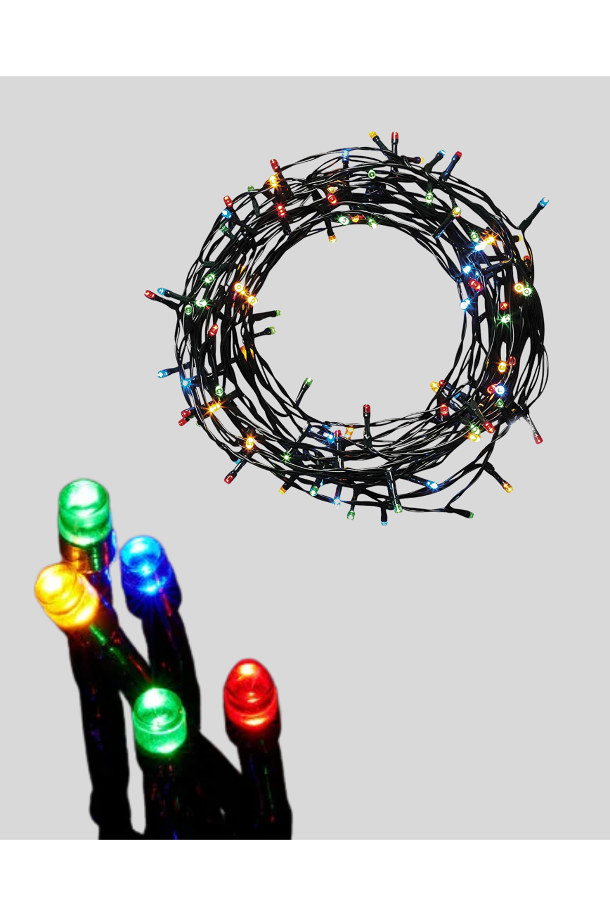 Noel ve Parti Dekorasyonu İçin 2x2 LED Perde Işık – 8 Fonksiyonlu
