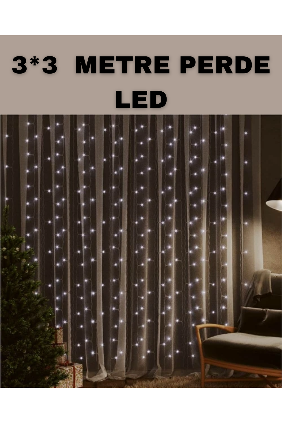 Enerji Tasarruflu 3x3 LED Işık – Parti, Yılbaşı ve Organizasyon