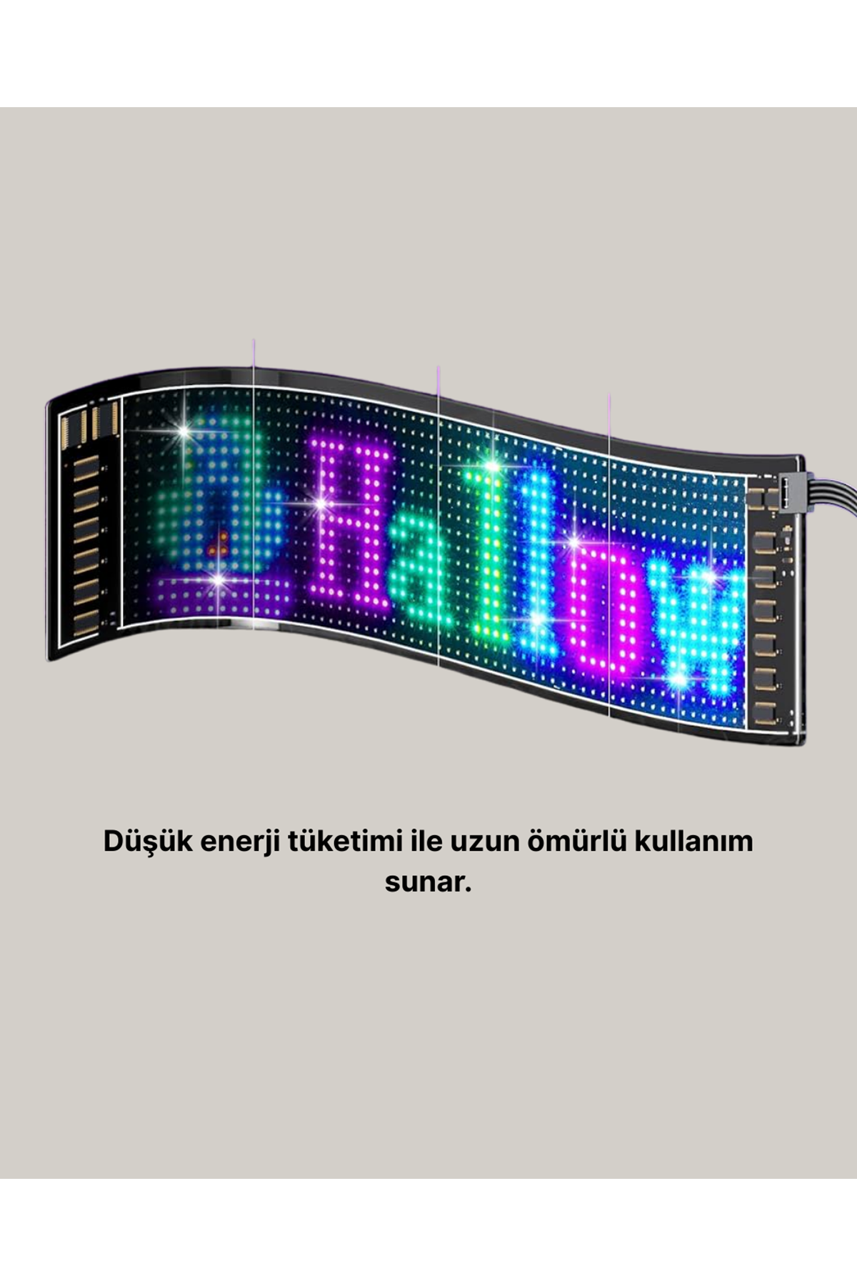 RGB LED Panel Renkli Işık Efektli Dekoratif Aydınlatma