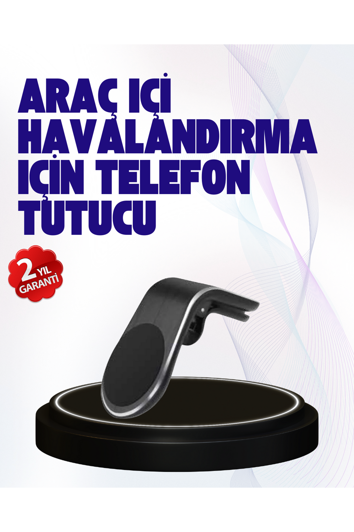 Güçlü Mıknatıslı Araç İçi Telefon Tutucu – Evrensel Uyum
