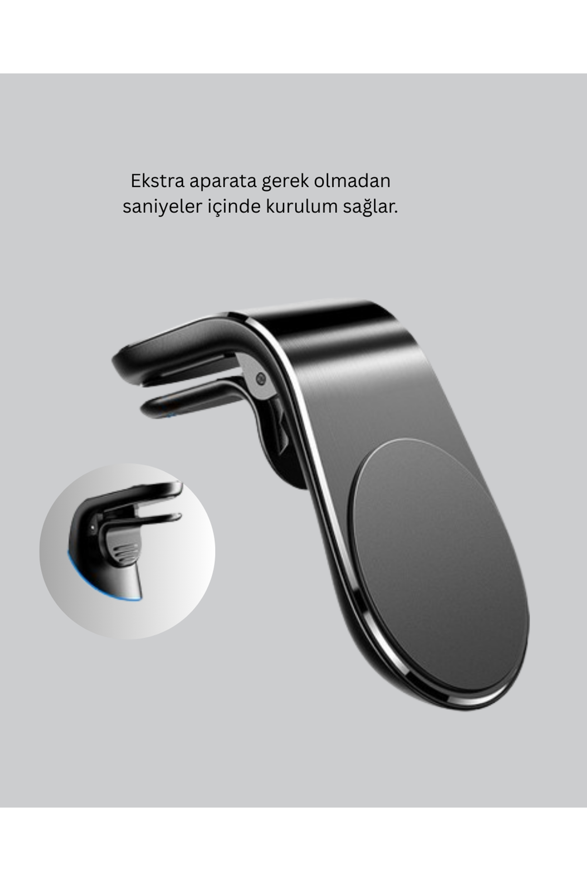 Güçlü Mıknatıslı Araç İçi Telefon Tutucu – Evrensel Uyum