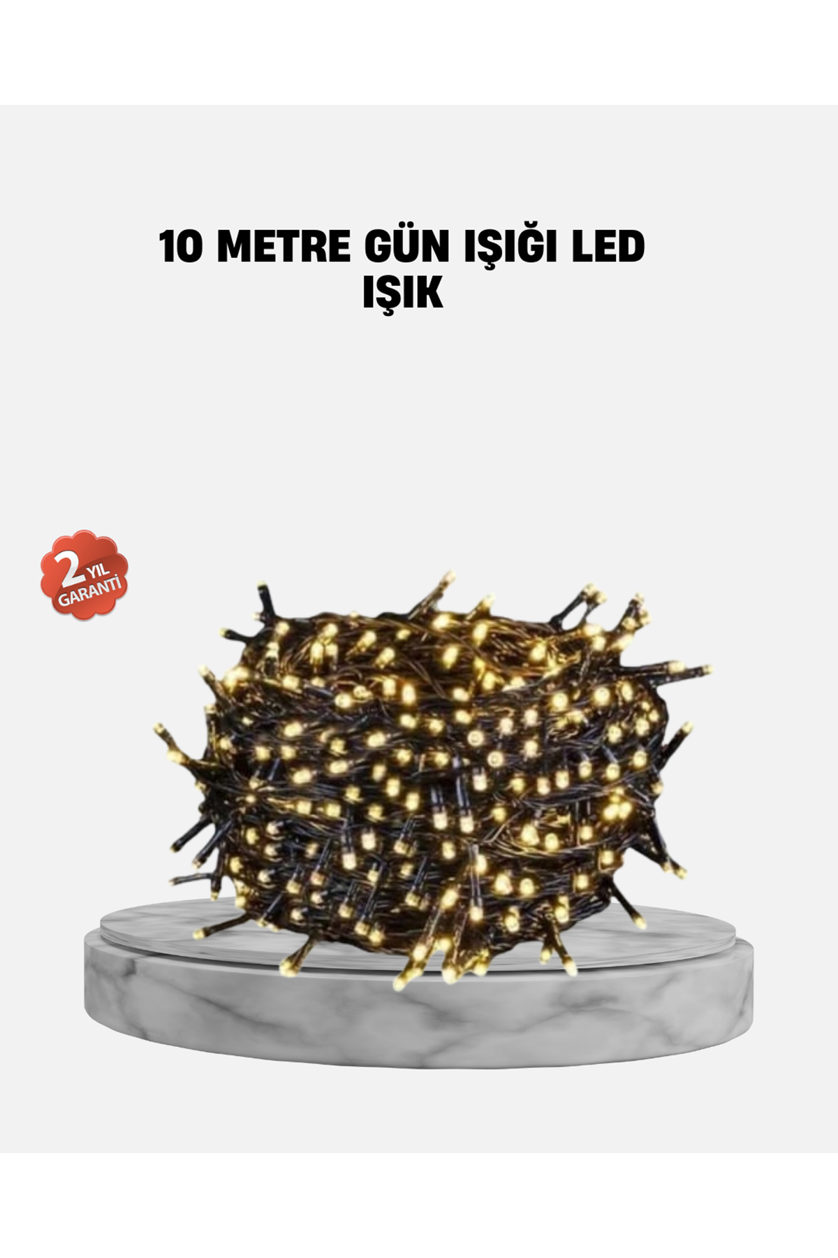 10 Metre LED Işıklı Dekoratif Parti ve Kutlama Aydınlatması