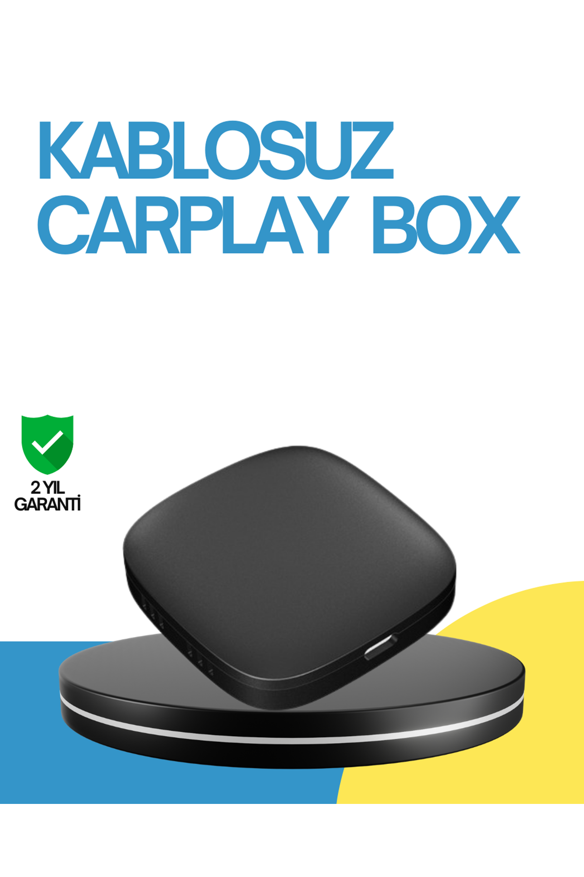 Kablosuz CarPlay ve Android Auto Dönüştürücü Adaptör