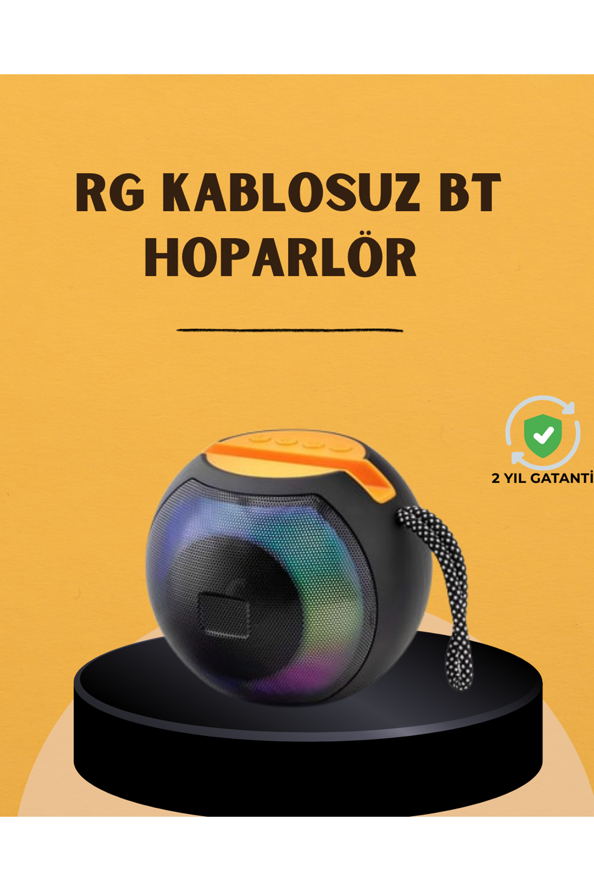 360° Stereo Surround Sesli Taşınabilir Hoparlör